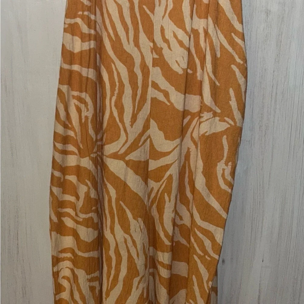 Jessica Simpson Womens Size Small Animal Print Sleeveless Jumpsuit